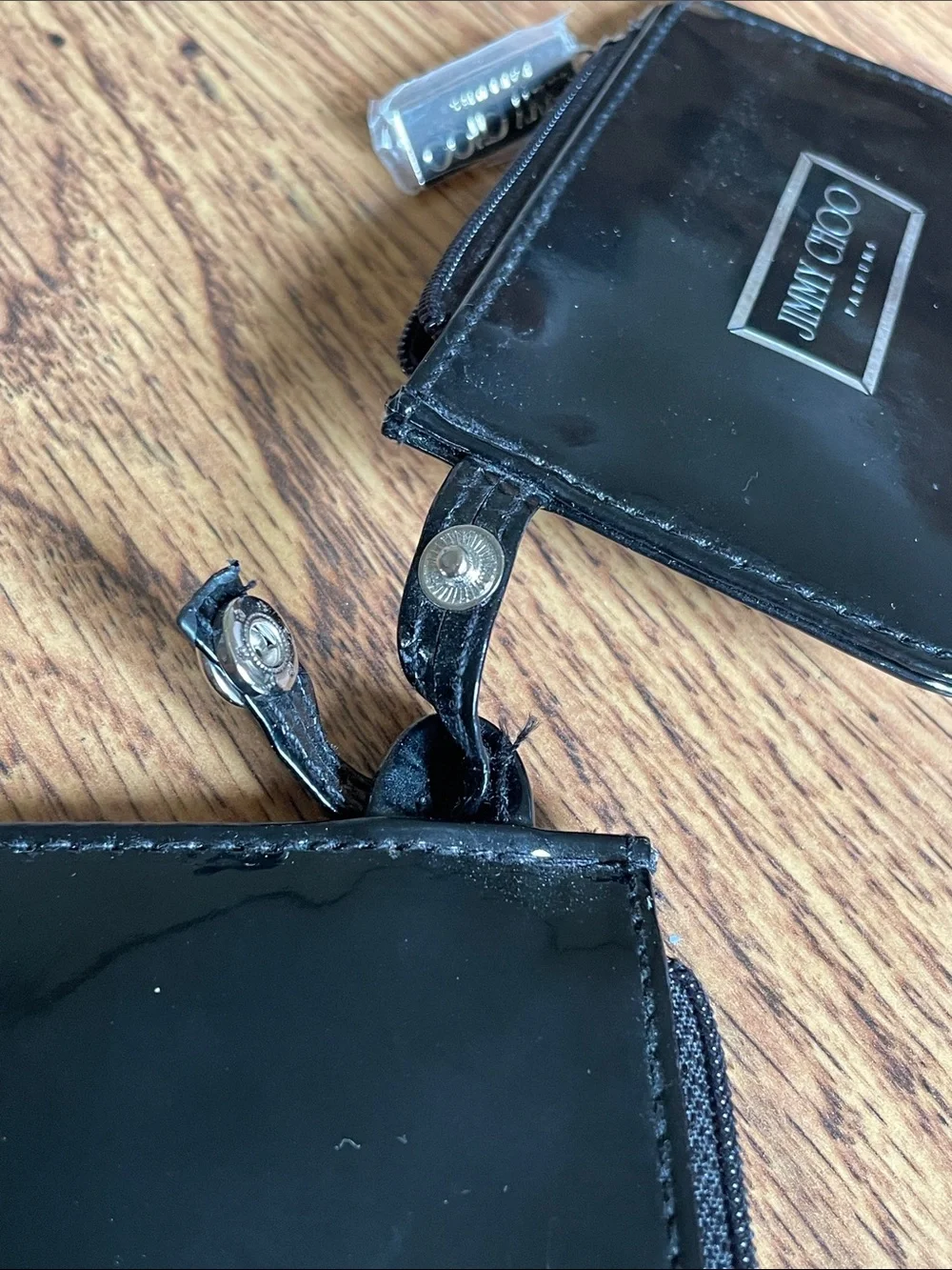 NWT Jimmy Choo Cosmetic Pouch Duo